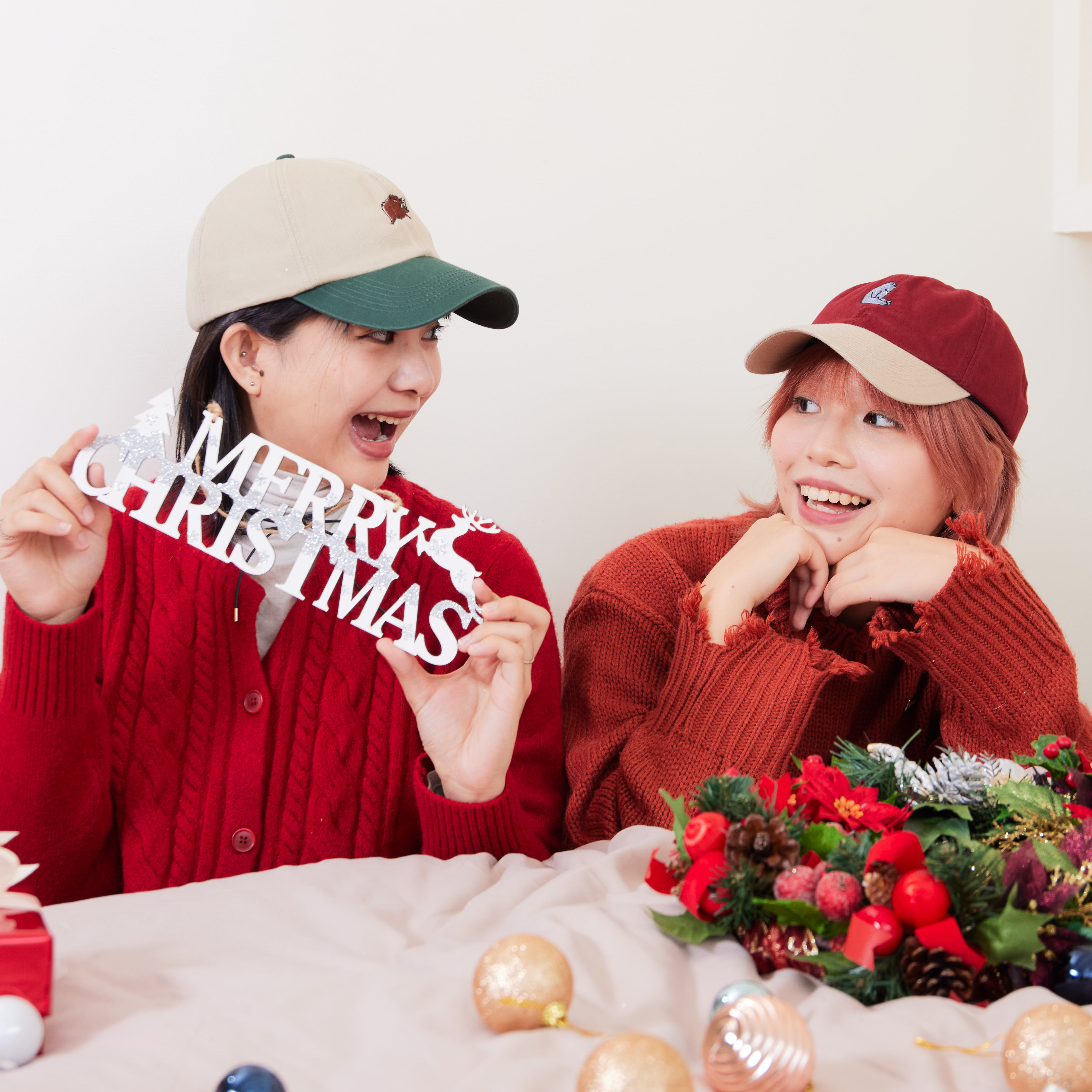 《森林動物》城市復古棒球  拼色帽