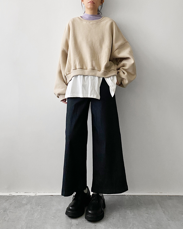 MKT-2847 假2件鋪棉衛衣