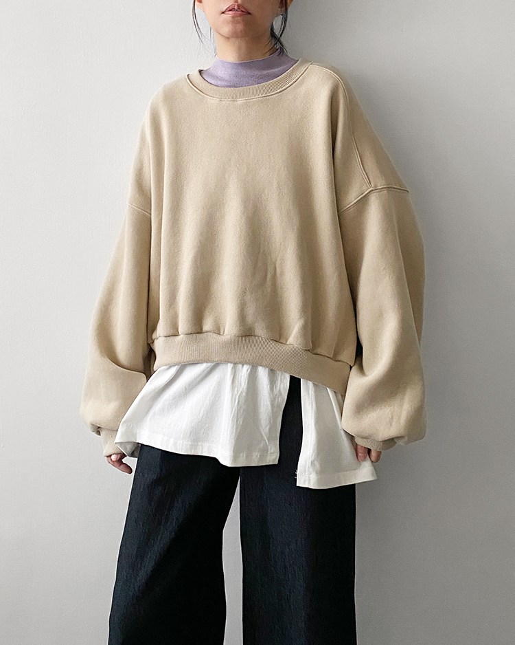 MKT-2847 假2件鋪棉衛衣