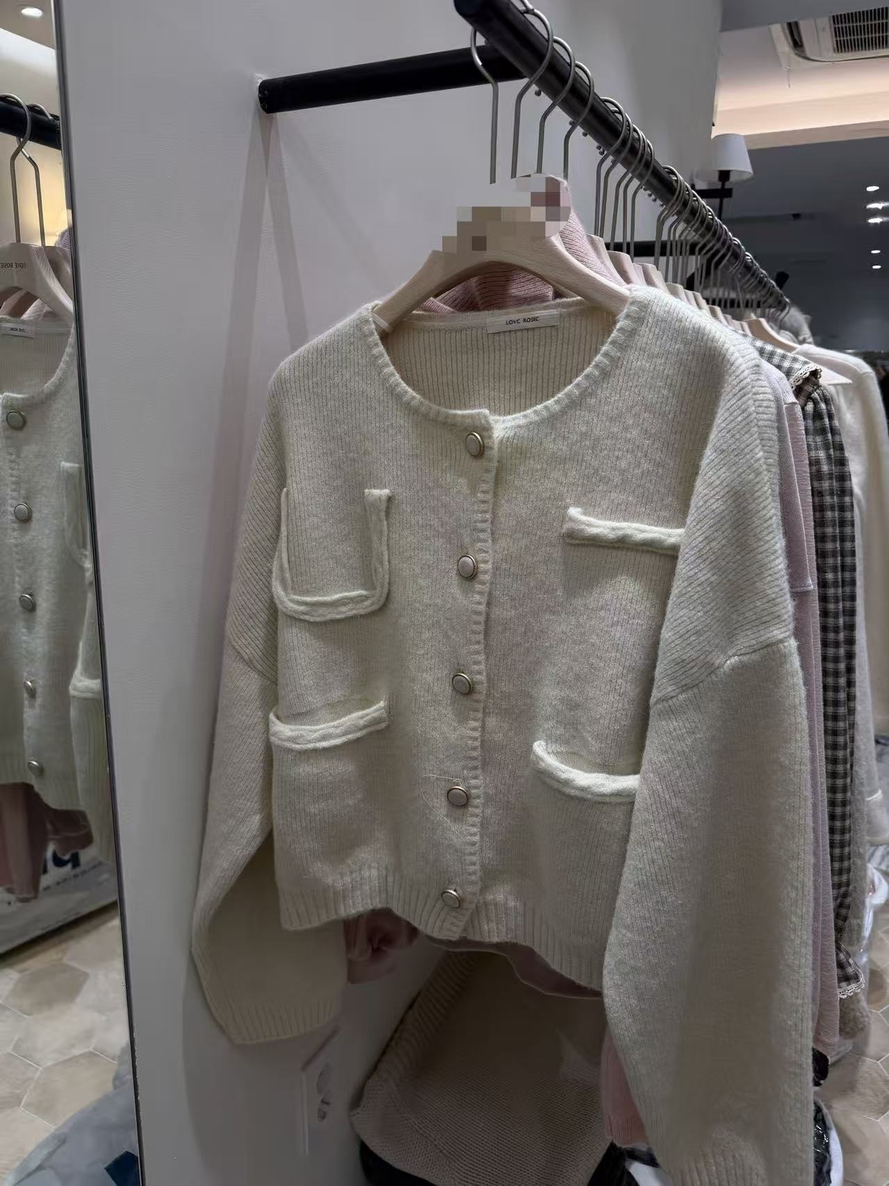 828 正韓慵懶千金針織外套