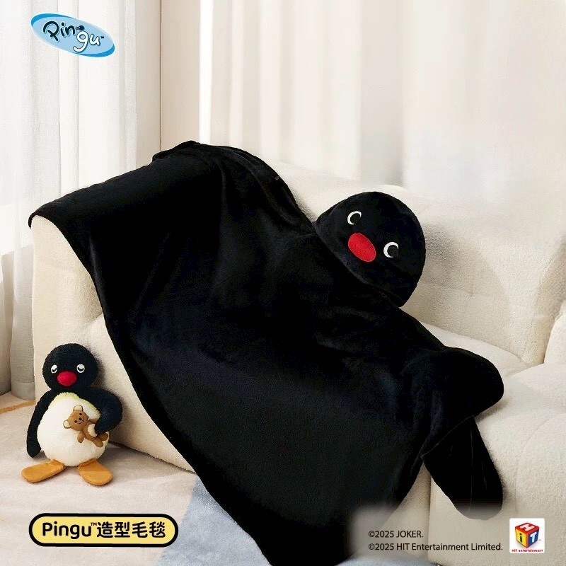 PINGU 企鵝家族 法蘭絨毛毯