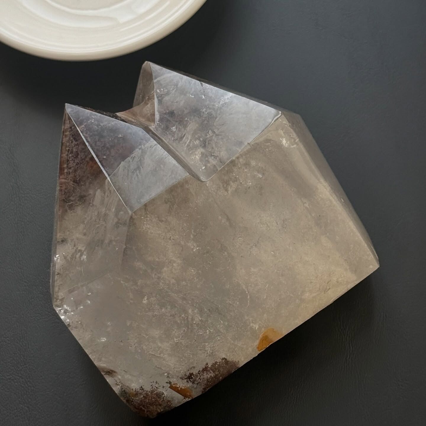 [原石] 幽靈水晶 招財水晶 雙胞胎晶柱 水晶擺飾 適合擺放財位