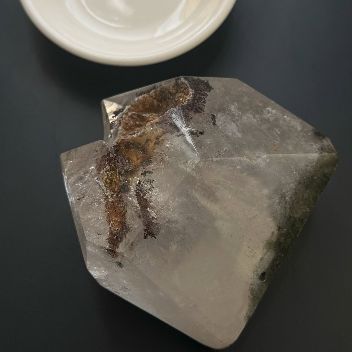 [原石] 幽靈水晶 招財水晶 雙胞胎晶柱 水晶擺飾 適合擺放財位