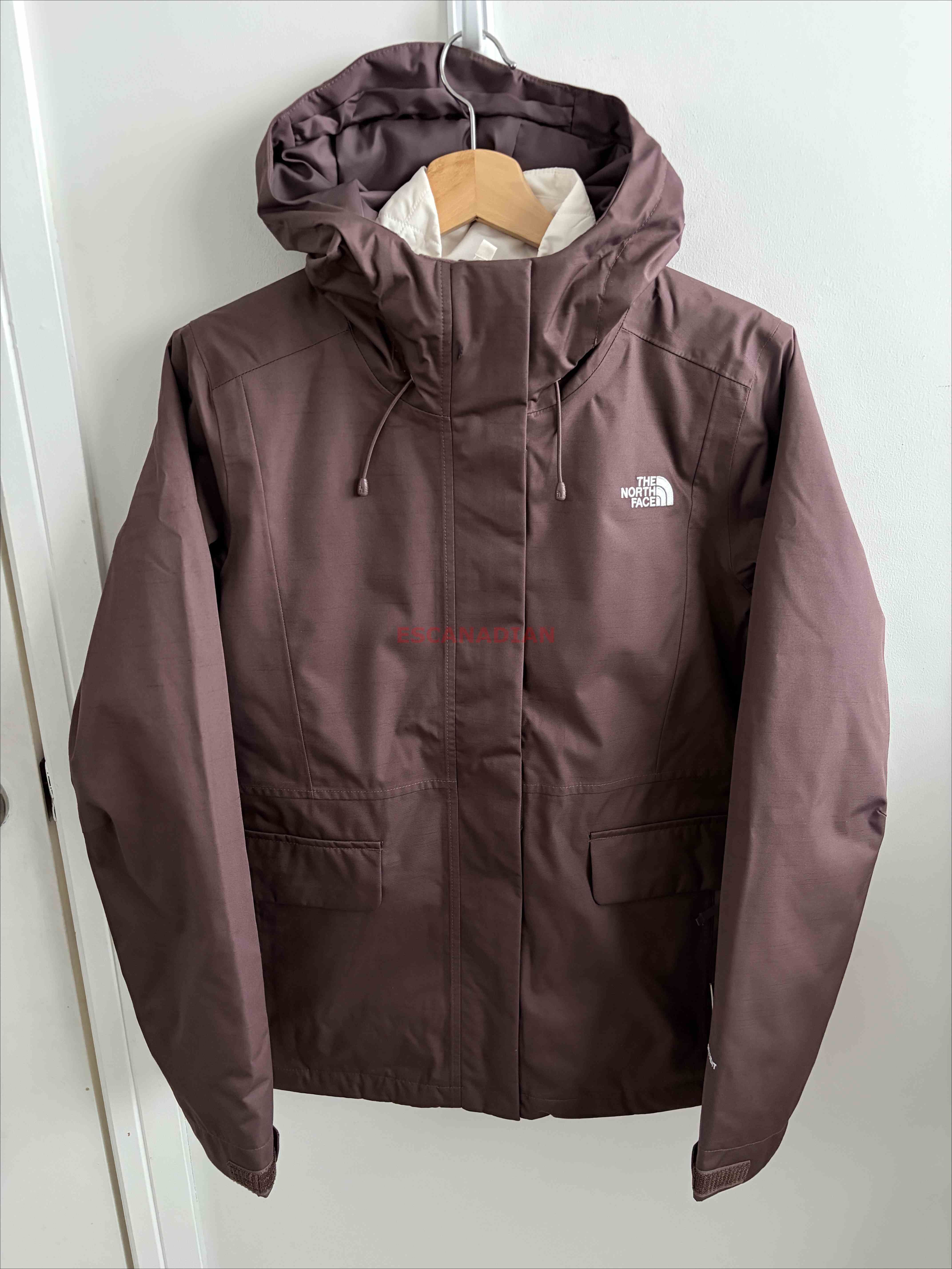 THE NORTH FACE 女大人 三合一 Monarch 刺繡小標 發熱棉內裡 防風 防潑水 連帽 外套