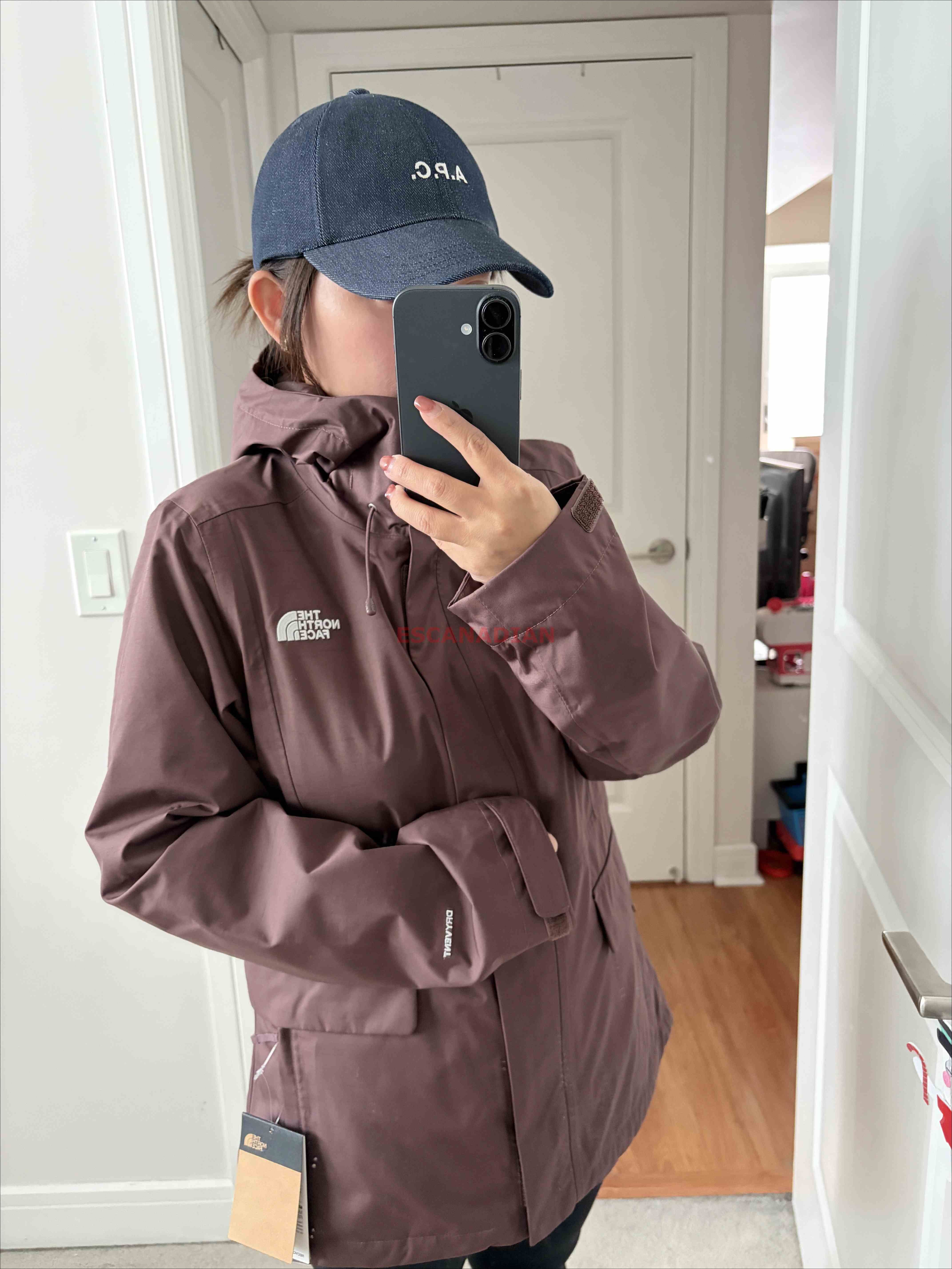 THE NORTH FACE 女大人 三合一 Monarch 刺繡小標 發熱棉內裡 防風 防潑水 連帽 外套