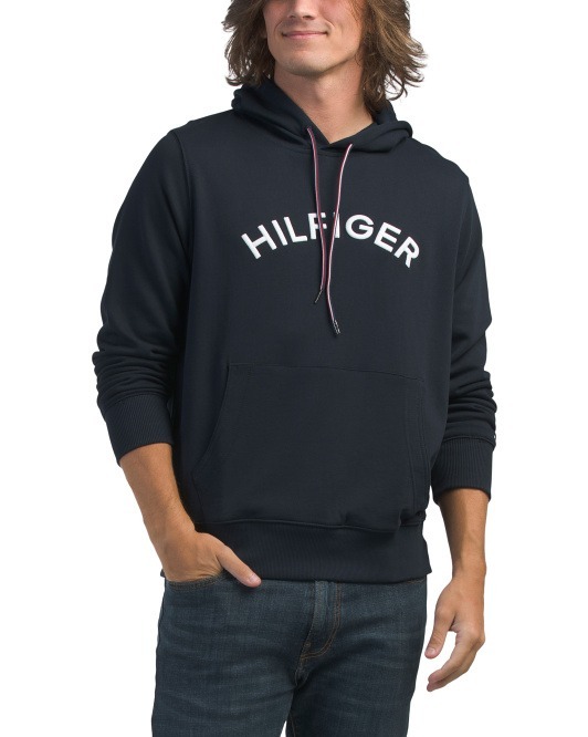 【直播】TOMMY HILFIGER LL121120 男裝刺繡連帽衛衣