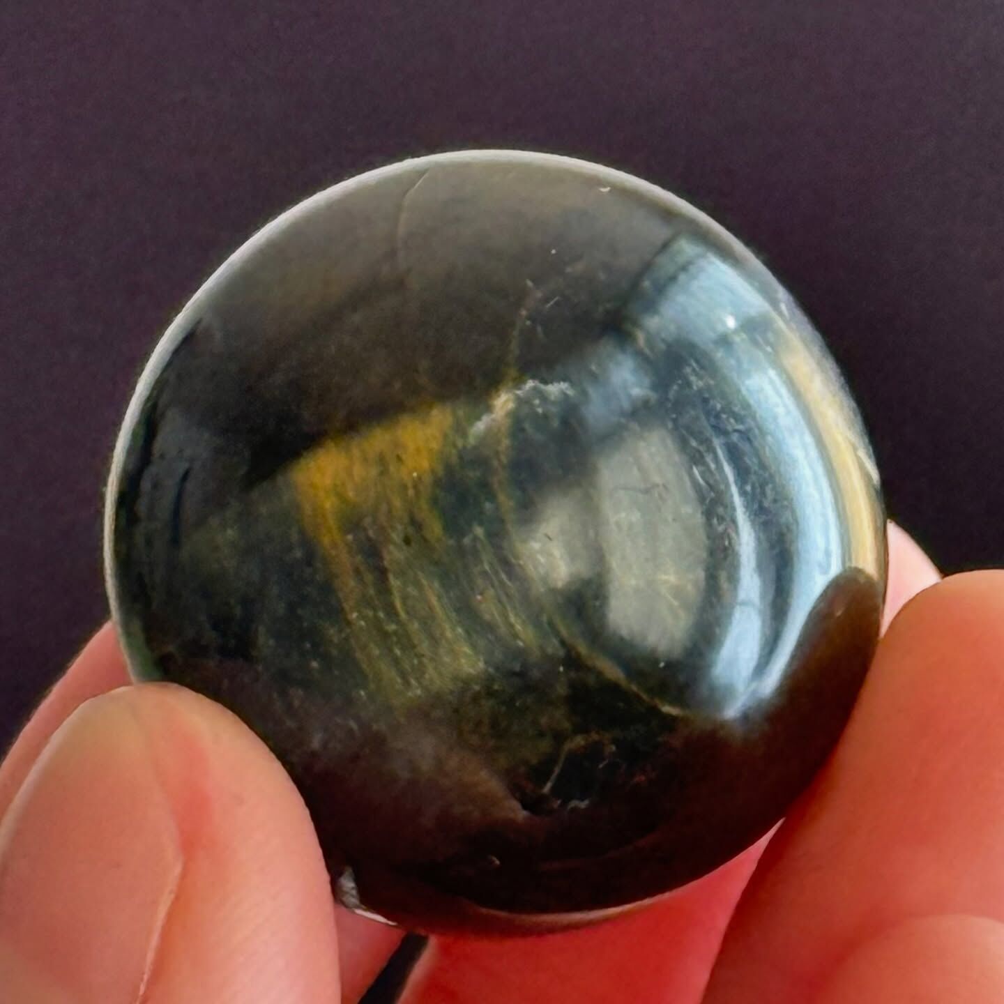 [原石] 藍虎眼石 水晶小球