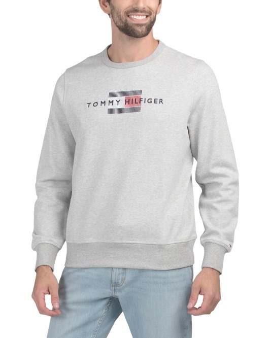 【直播】TOMMY HILFIGER LL121122 男裝刺繡圓領衛衣