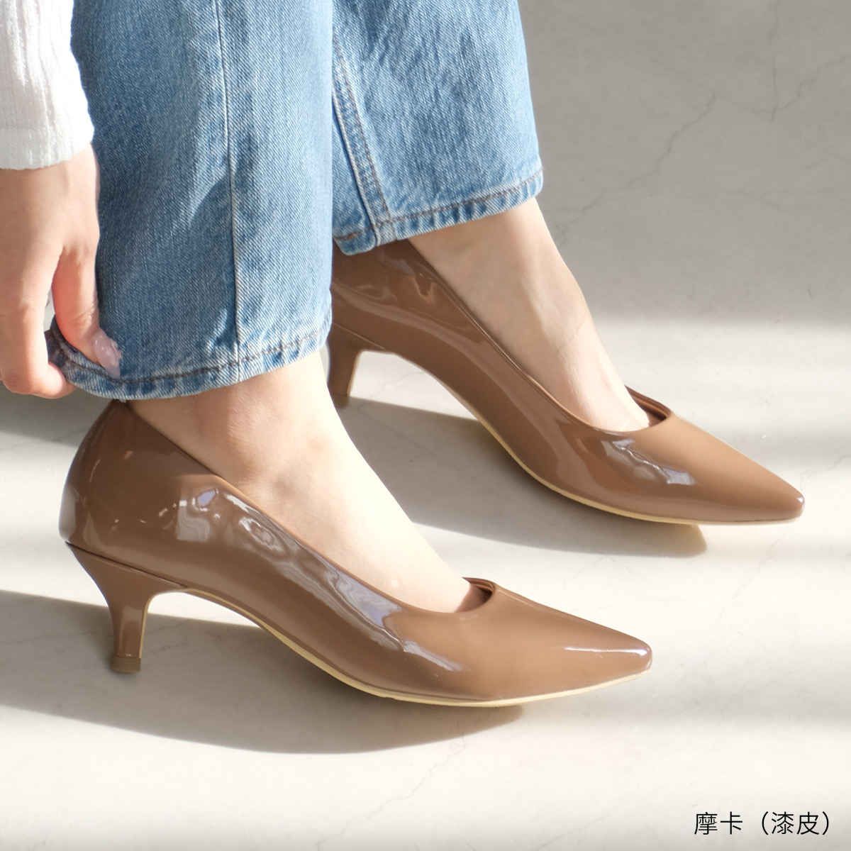 健步如飛尖頭 5 公分高跟鞋 超好走女鞋 春夏色Part2【CX2500-2】