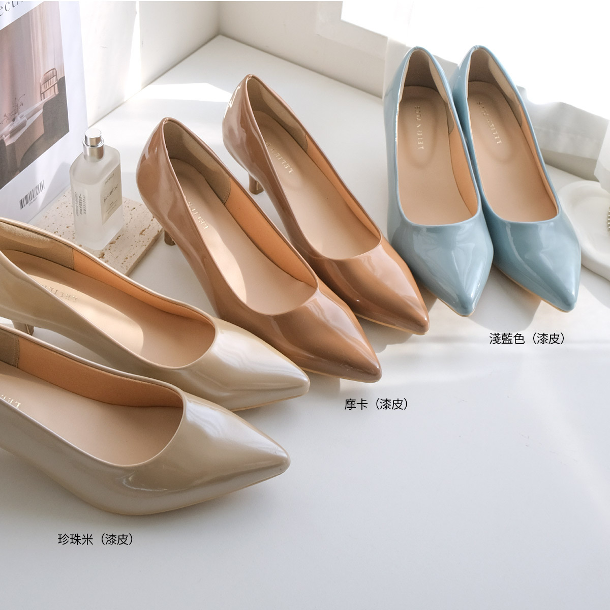 健步如飛尖頭 5 公分高跟鞋 超好走女鞋 春夏色Part2【CX2500-2】