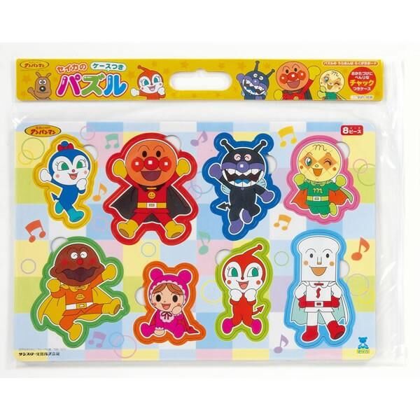 ANPANMAN麵包超人 袋裝快樂拼圖 8片 (E款、F款)