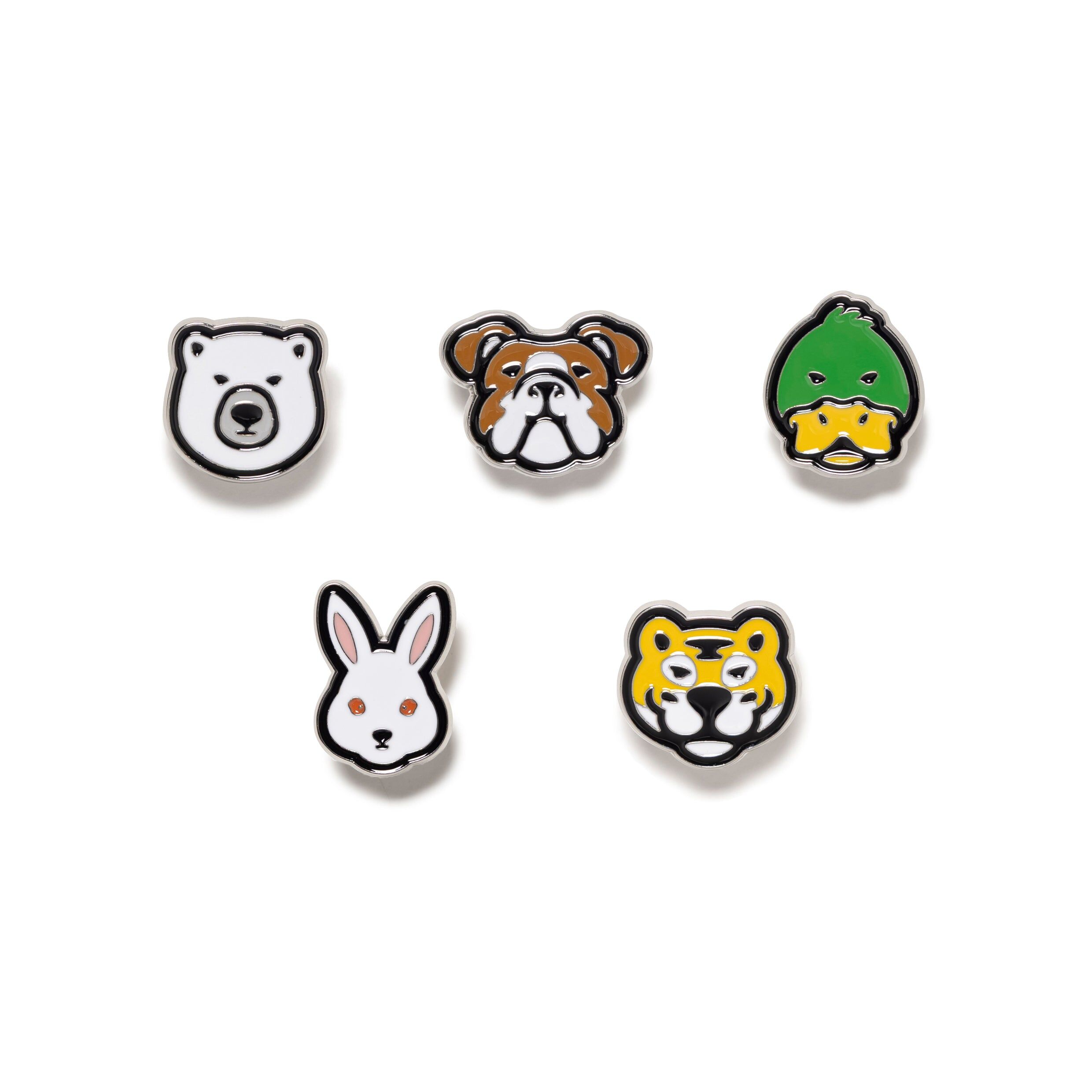 預購┃HUMAN MADE ANIMAL HEAD PINS 動物 別針