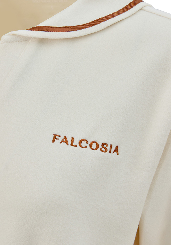 水手小領衛衣-晨光米白