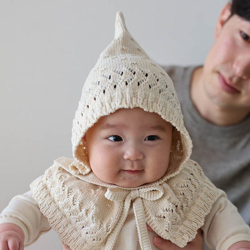 COFUCU 莉莉安有機棉針織精靈帽