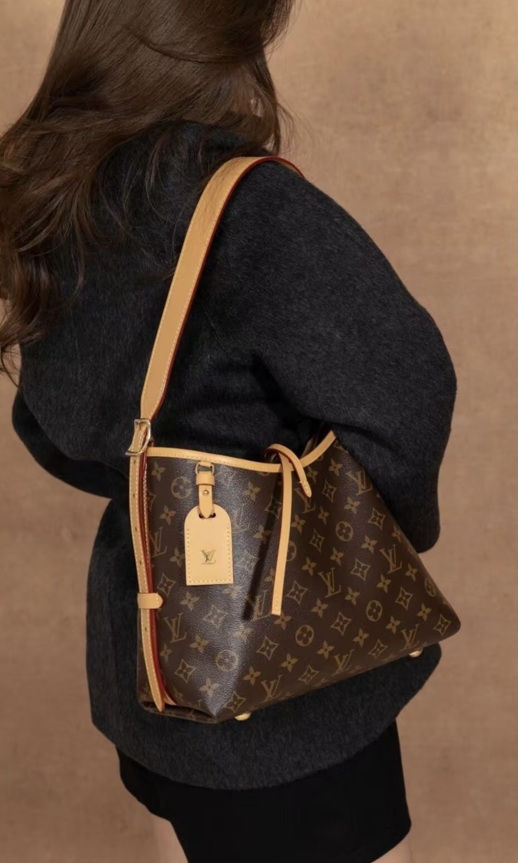 LOUIS VUITTON LV CarryAll BB Monogram 帆布手袋