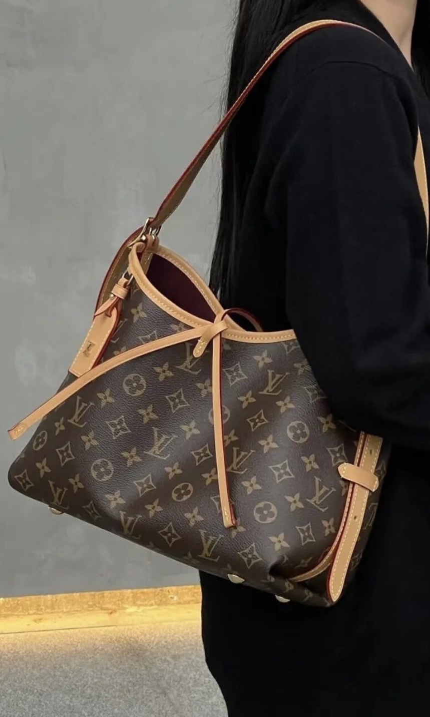 LOUIS VUITTON LV CarryAll BB Monogram 帆布手袋
