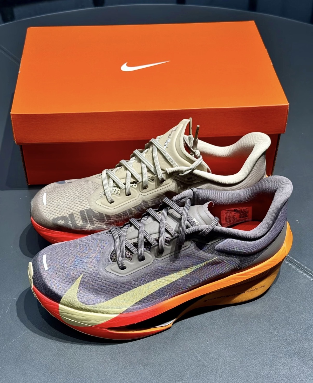 男鞋 NIKE ZOOM FLY 6 鴛鴦灰綠 緩震 透氣 碳纖維 慢跑 運動鞋【IM6678-228】