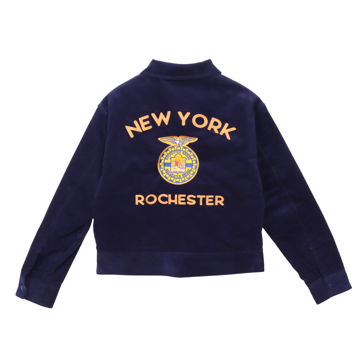 女款-CASUAL 燈芯絨工裝外套-深藍色（CW-C601-395）