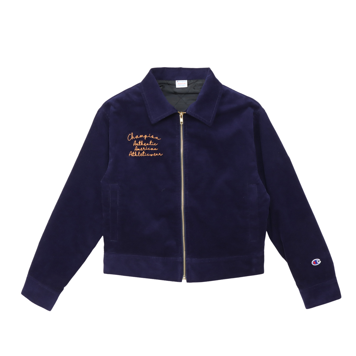 女款-CASUAL 燈芯絨工裝外套-深藍色（CW-C601-395）