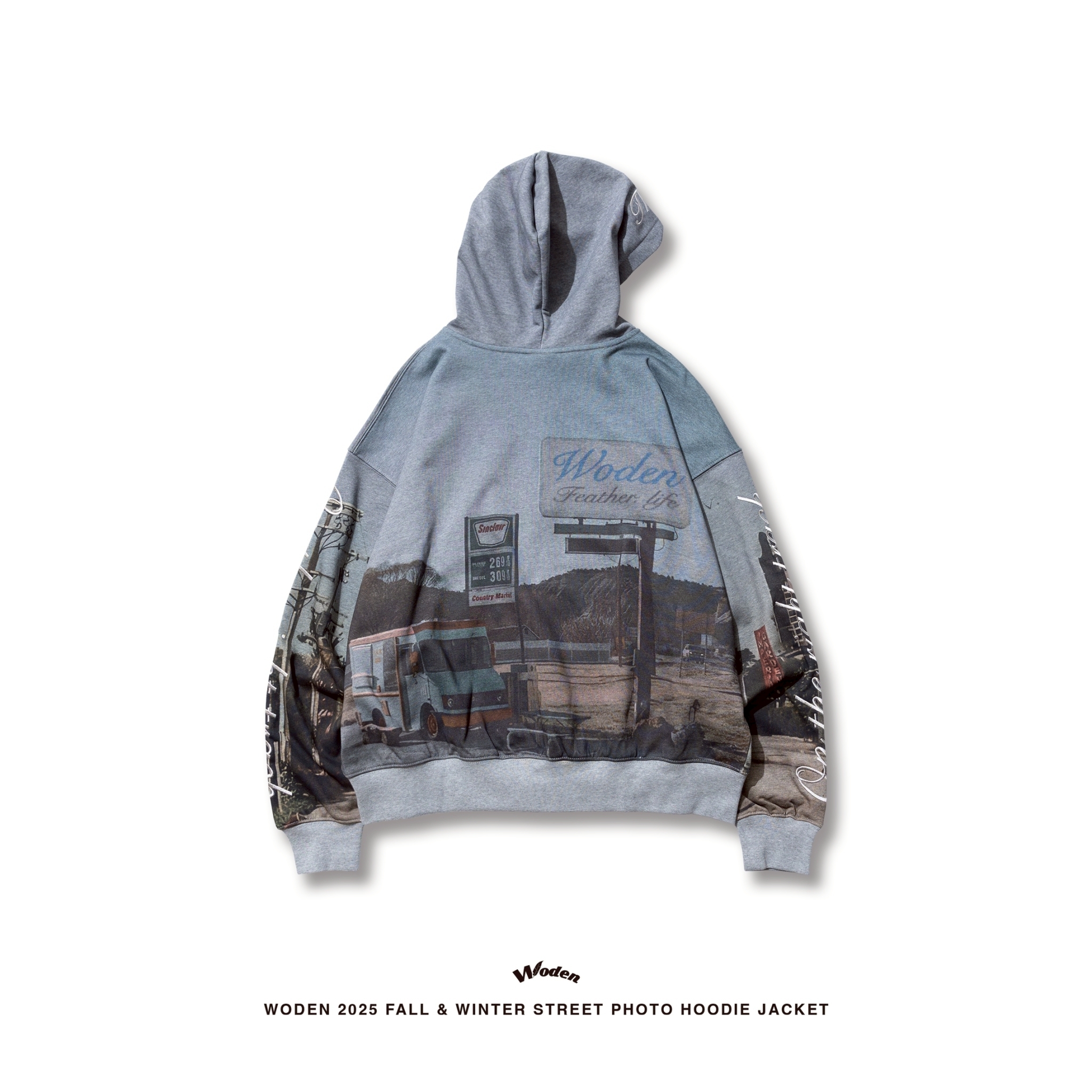 WODEN 2025 Fall & Winter 022 Street Photo Hoodie Jacket