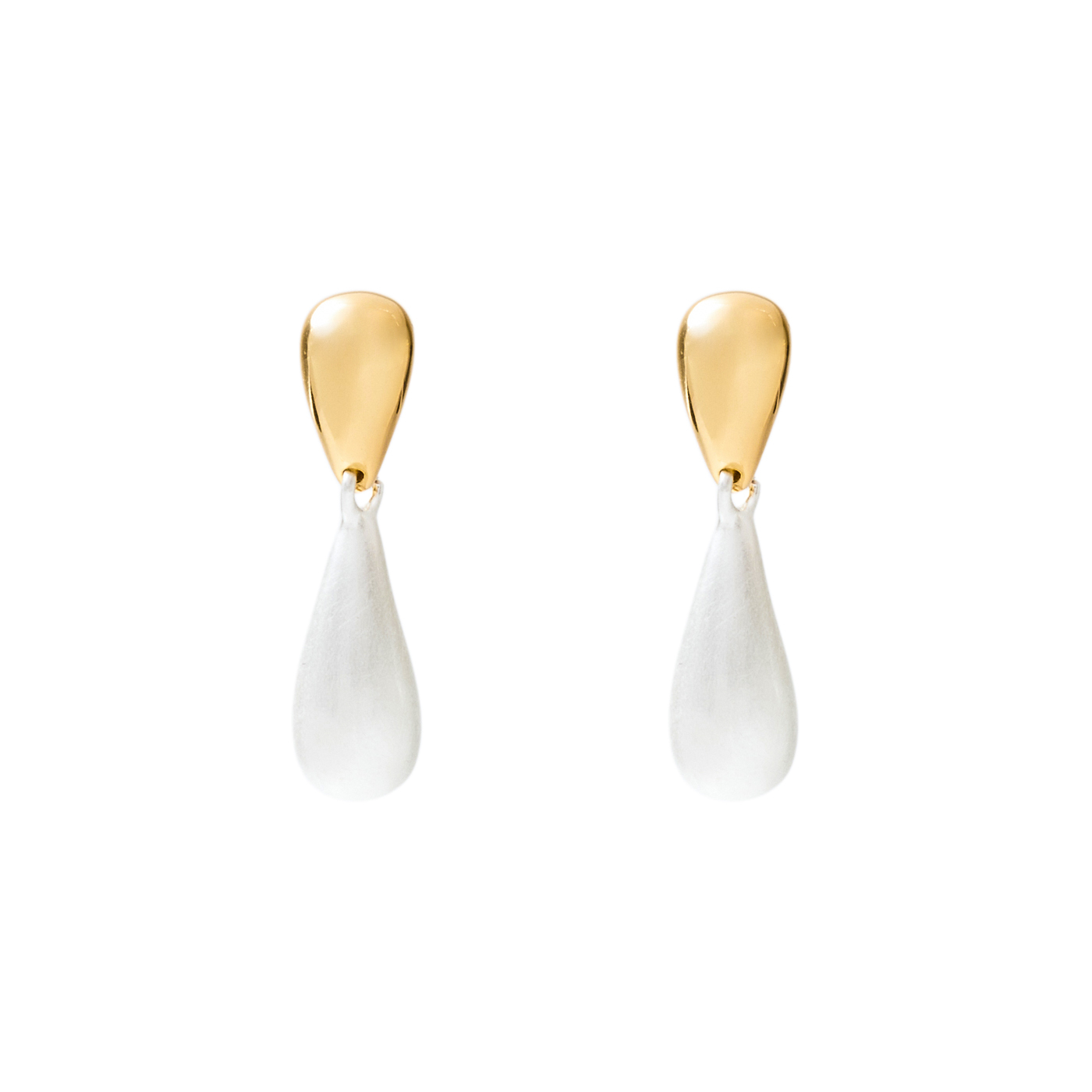 水滴,雙色,耳環,平價飾品