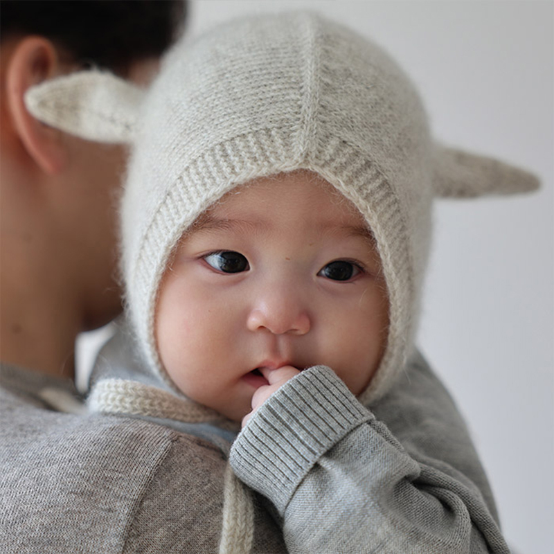 COFUCU 小羊造型針織帽