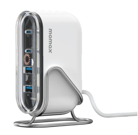 Momax 1-Charge Flow 80W 四輸出桌面 GaN 充電座