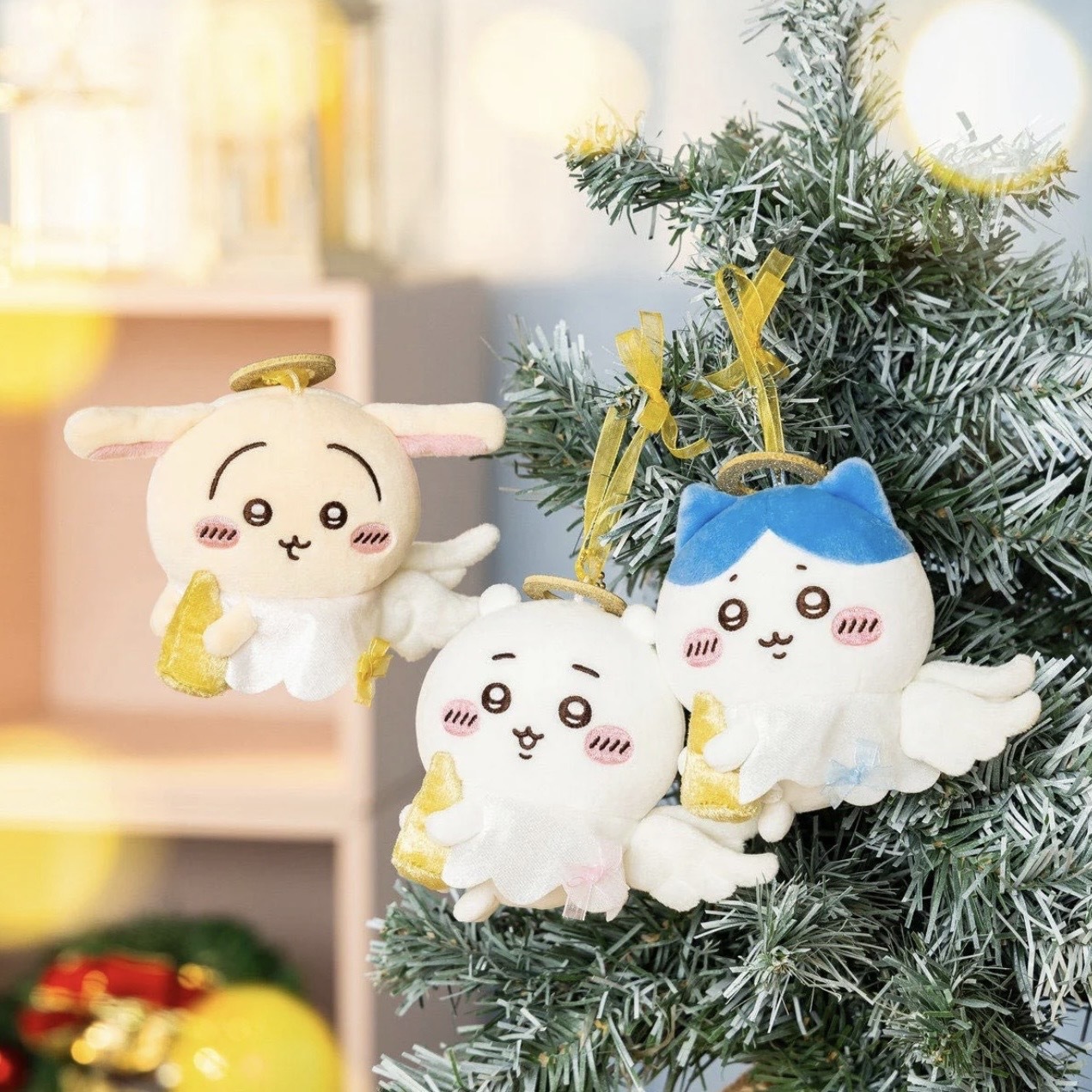 NAGANO MARKET CHIIKAWA 天使造型 吊飾 絨毛玩具