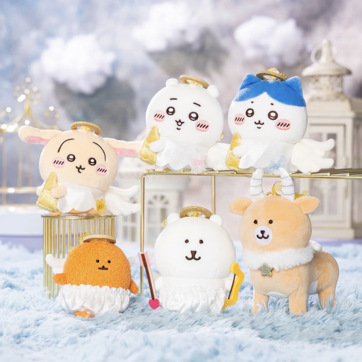 NAGANO MARKET CHIIKAWA 天使造型 吊飾 絨毛玩具