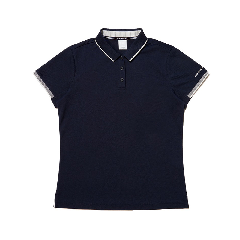 【EIDER】女排汗快乾短袖POLO上衣 / 24EDWM24210-[海軍藍、甜心粉]