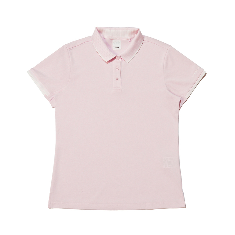 【EIDER】女排汗快乾短袖POLO上衣 / 24EDWM24210-[海軍藍、甜心粉]