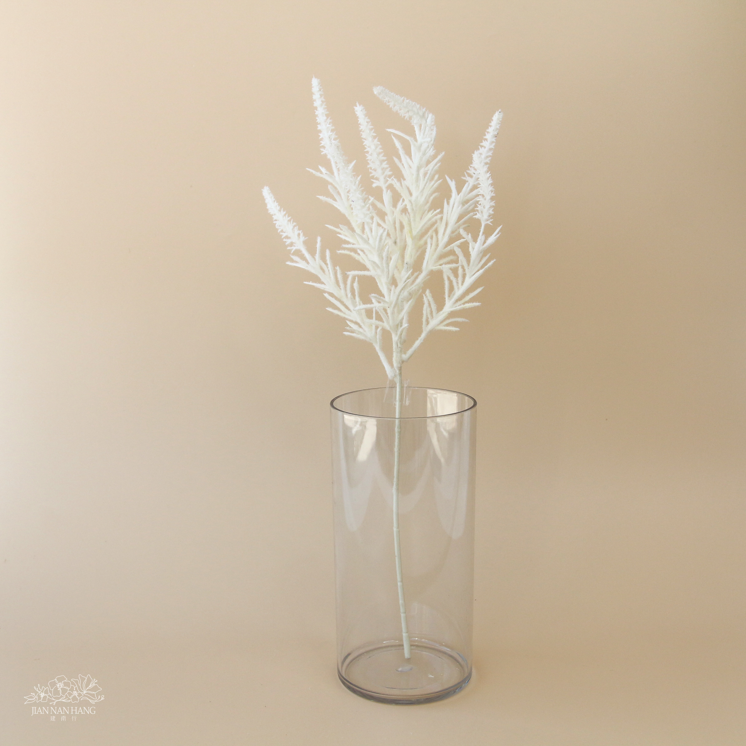 人造花 金合歡長枝 噴雪