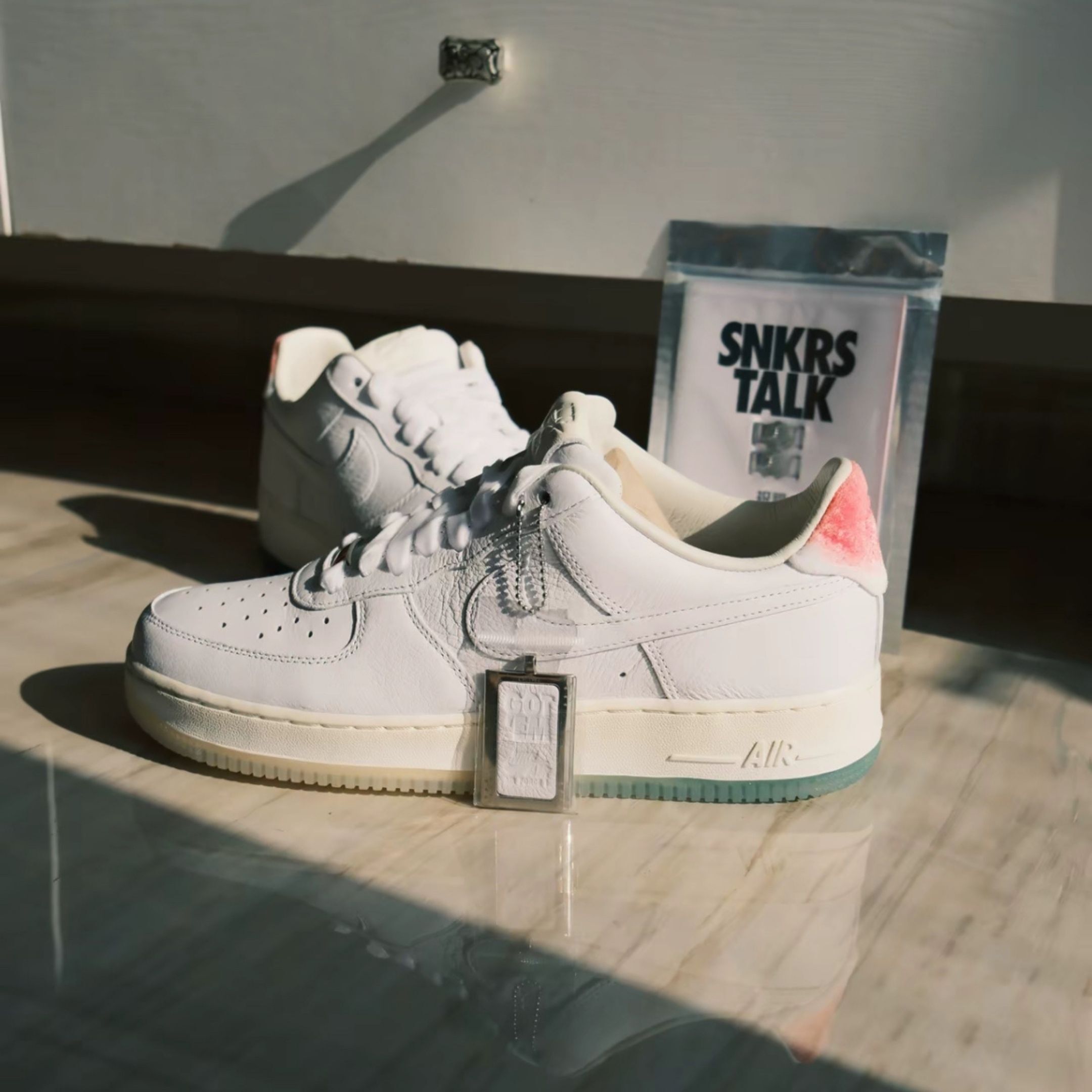 NICEDAY 代購 Nike AIr Force 1 Low Peach 壽桃 桃子 白玉 特殊款 粉 粉白 漸層 DC3287-111