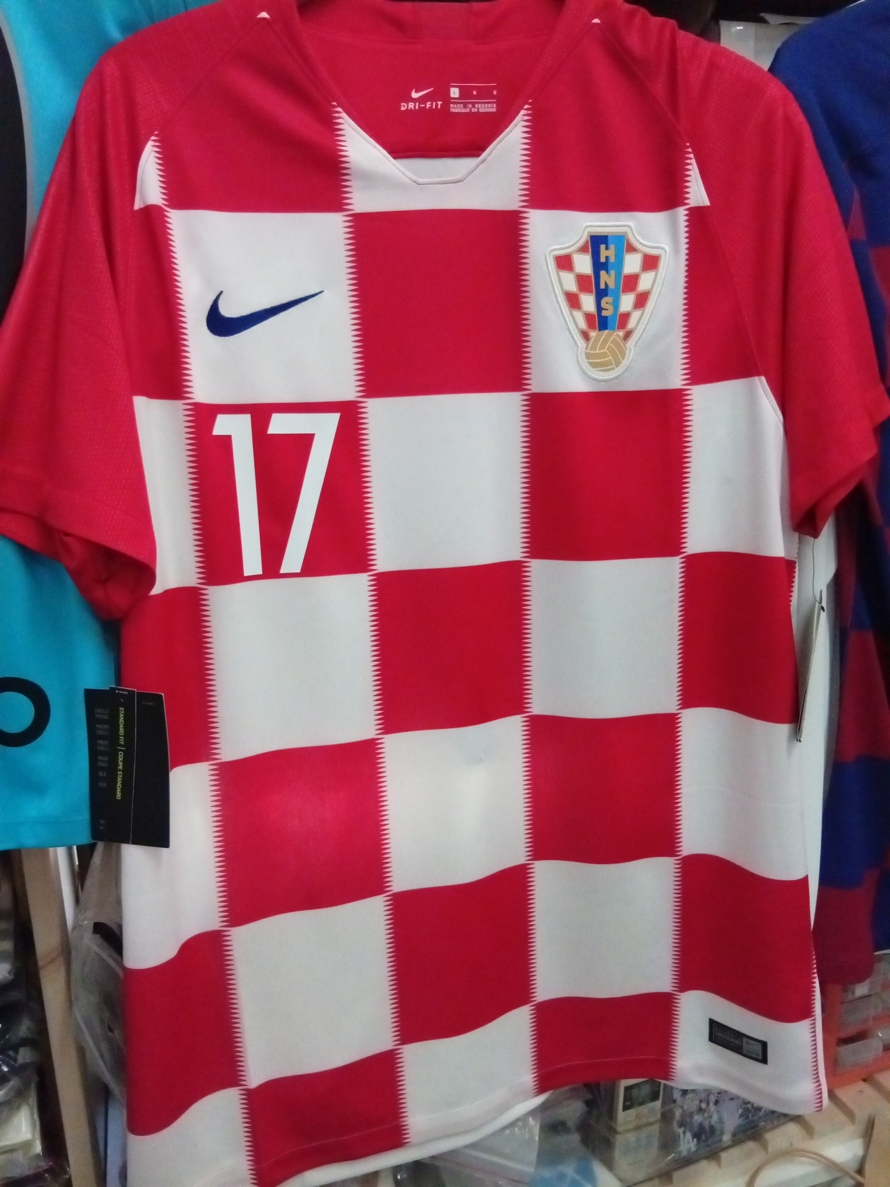 2018克羅地亞國家隊主場球迷版球衣