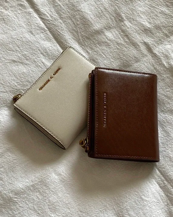 代購-CHARLES&KEITH 小ck 簡約 短夾 錢包