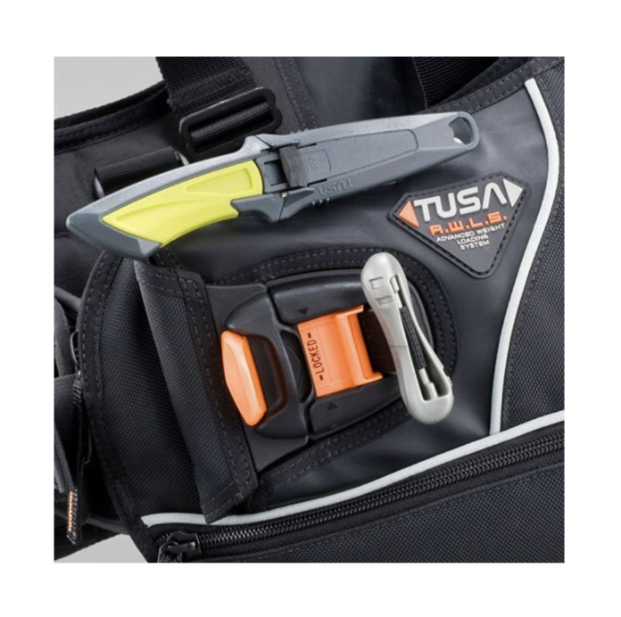 ※TUSA TC-752 迷你備用潛水刀固定夾