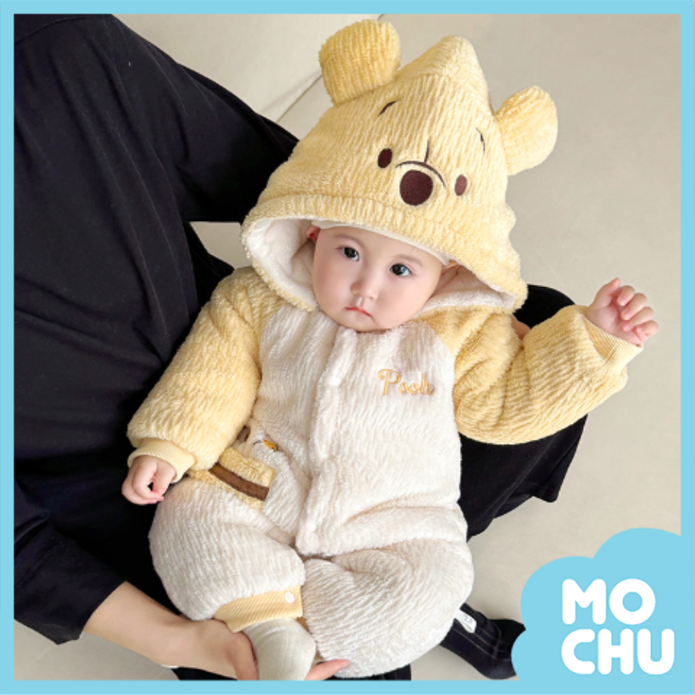 比爾維尼夾絨加厚連身衣(帽可拆)