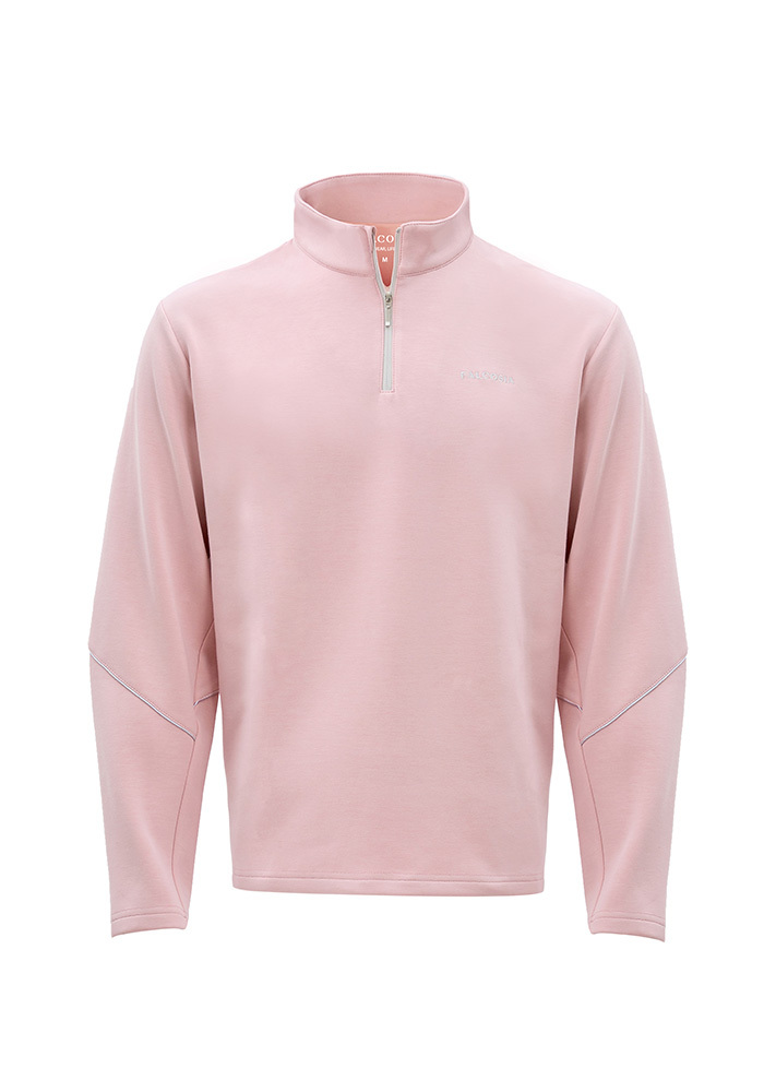 立領保暖機能男衫-煙粉