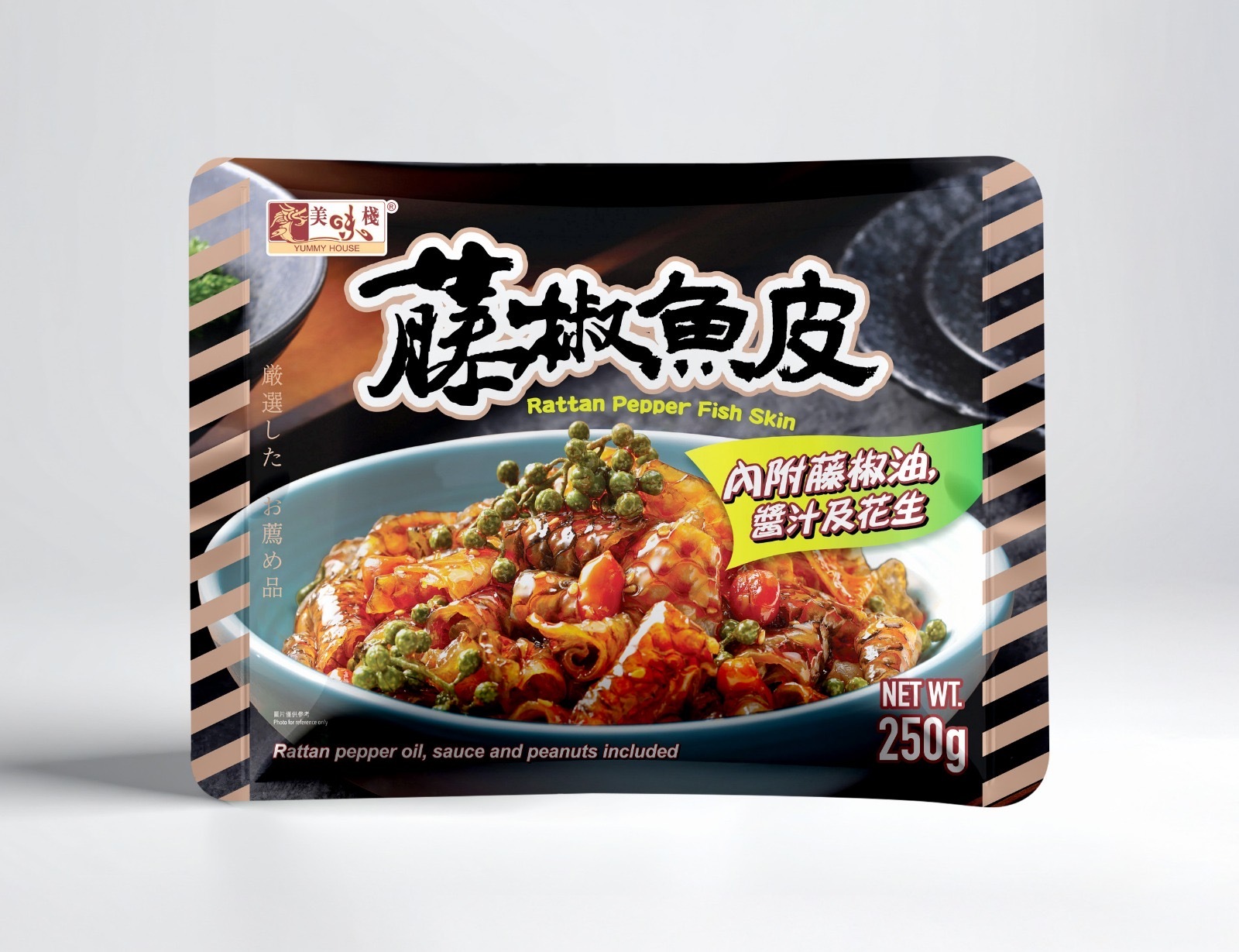 美味棧 藤椒魚皮 250g