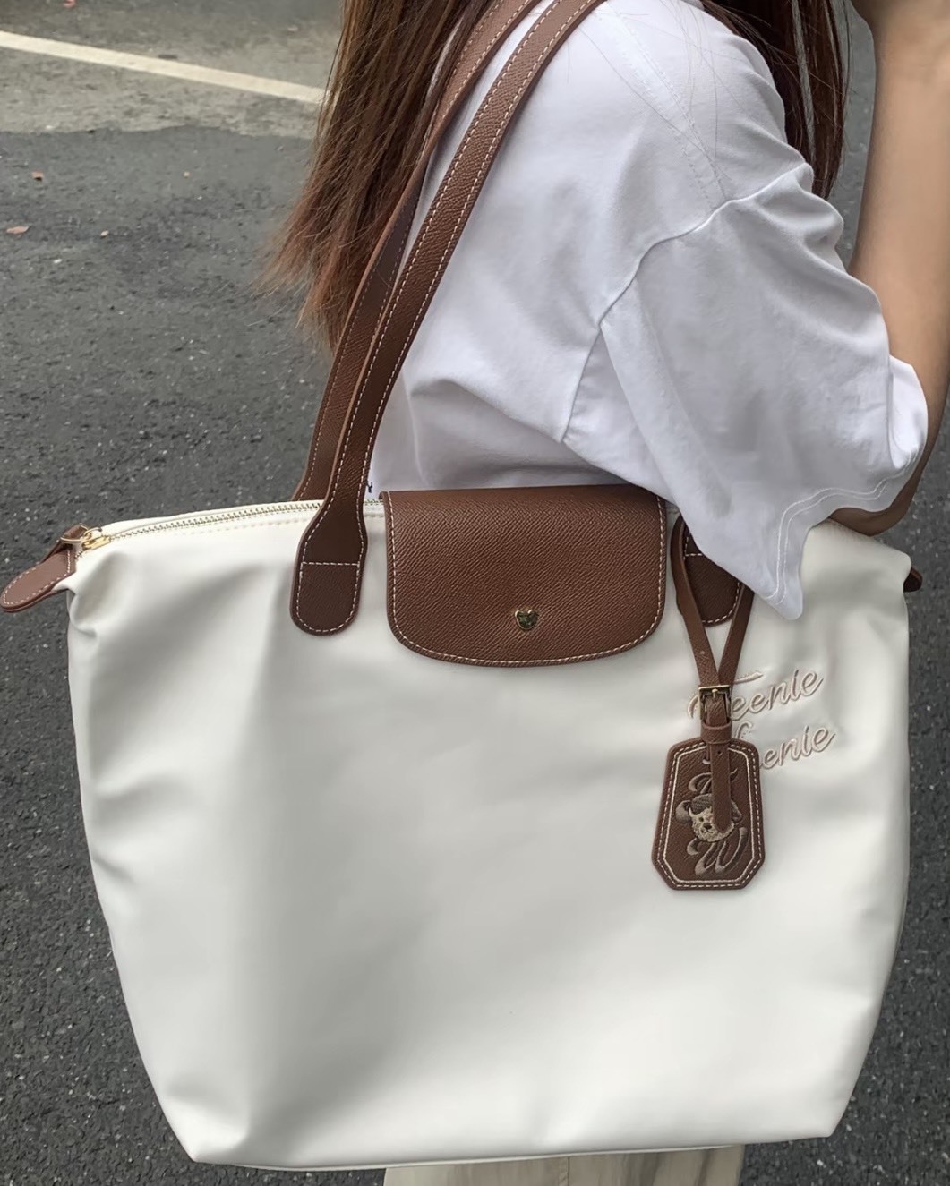 <超可愛>Teenie Weenie 托特 大包 尼龍 拼接 小熊 托特包 5色