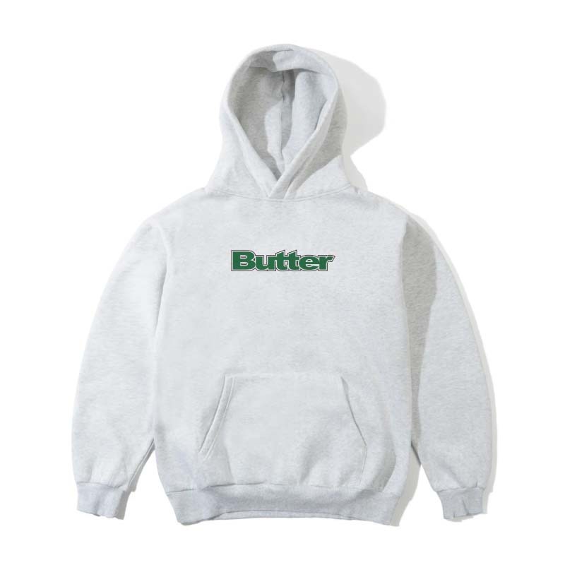 Butter Good Outline Logo Pullover Hood 帽T 灰色 長袖 BG252A30502 [台灣現貨]