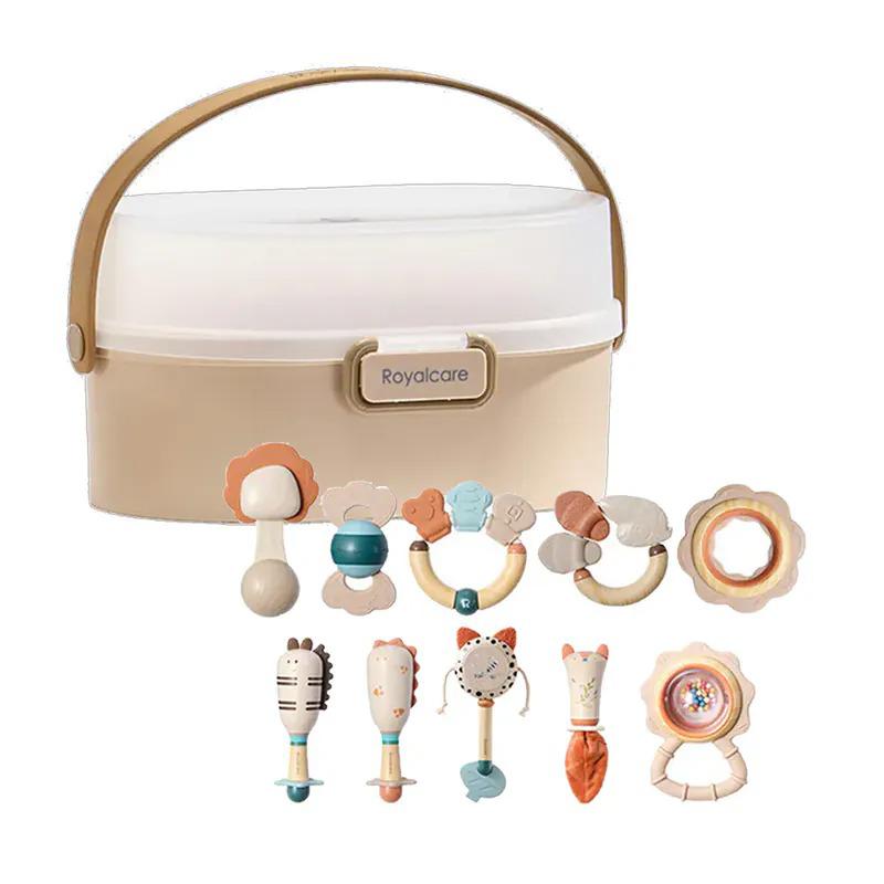 Royalcare 固齒器手搖鈴 十件組 附收納盒