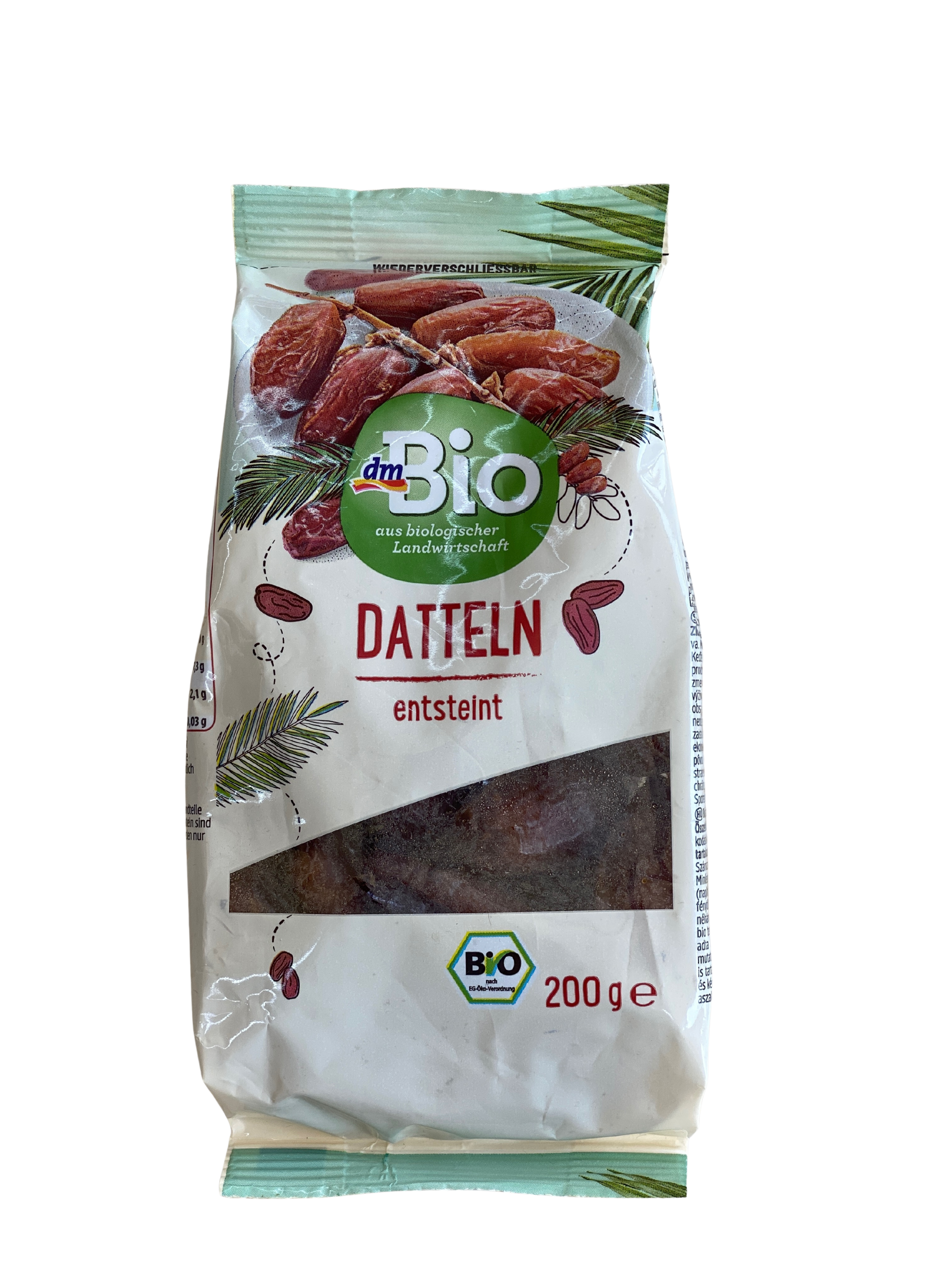dmBIO organic pitted dates 200g (Best before 14 Aug 2026)