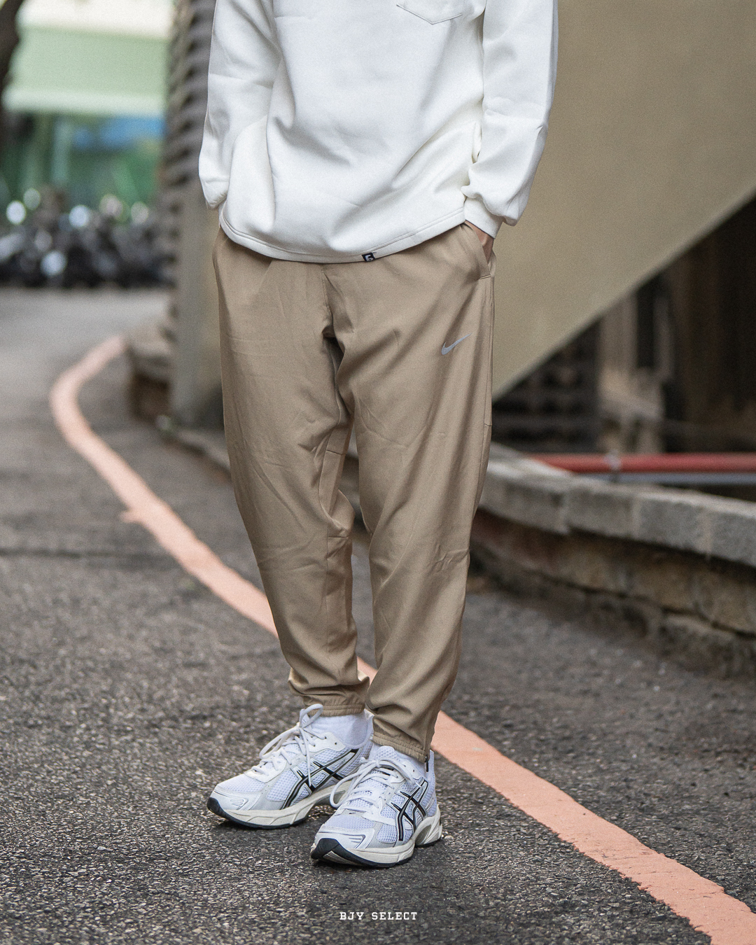 #現貨 NIKE Dri-FIT 縮口 九分 運動長褲 FQ4781-297卡其