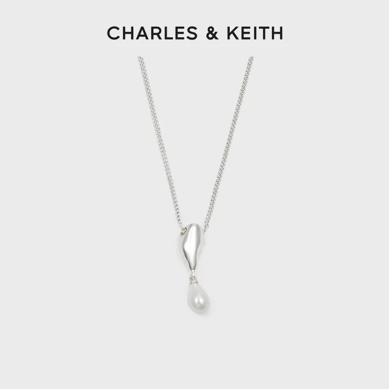 代購-CHARLES&KEITH 小ck 月光謐語珍系列 仿珍珠 項鍊