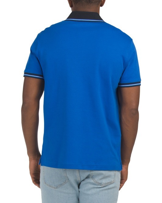 【直播】TOMMY HILFIGER LL121130 男裝POLO短袖上衣(藍色)