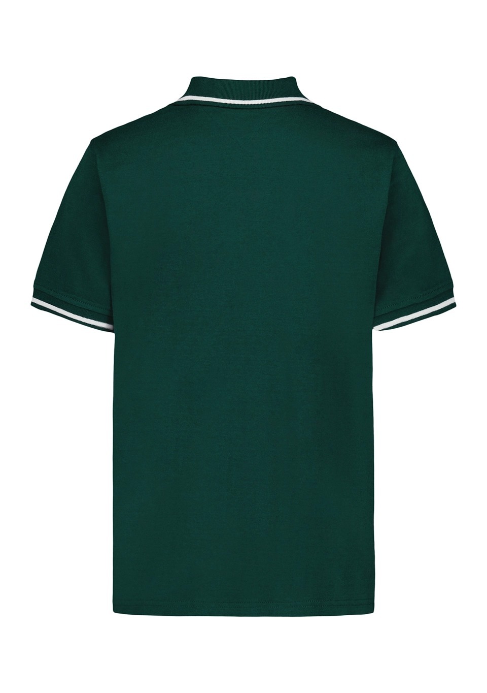 【直播】TOMMY HILFIGER LL121131 8-20歲男童條紋polo短袖上衣(綠色)