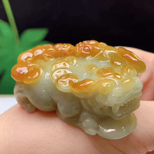 127337 翡翠飄黃貔貅