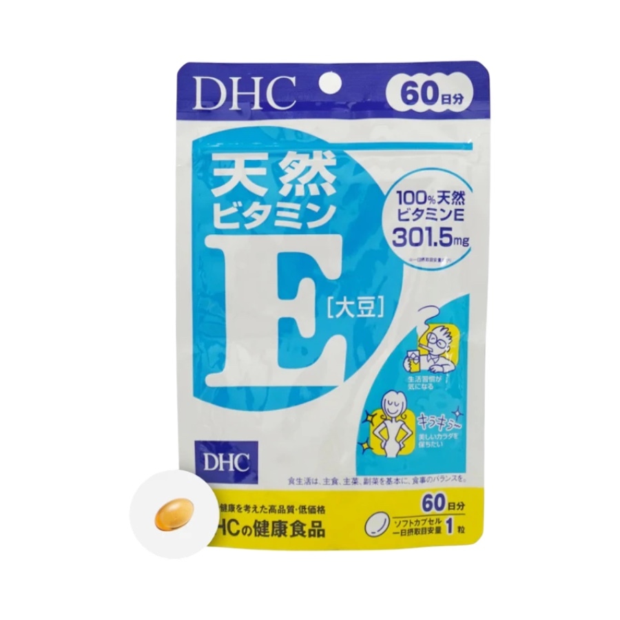 DHC｜維他命E 60日份 每日輕鬆補充 均衡營養來源