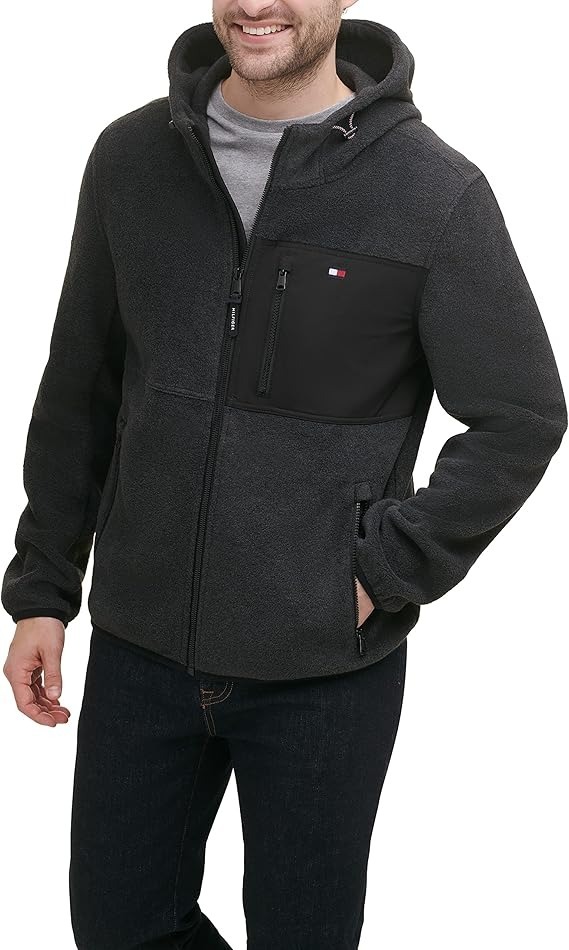 【直播】TOMMY HILFIGER LL121136 男裝連帽抓毛外套